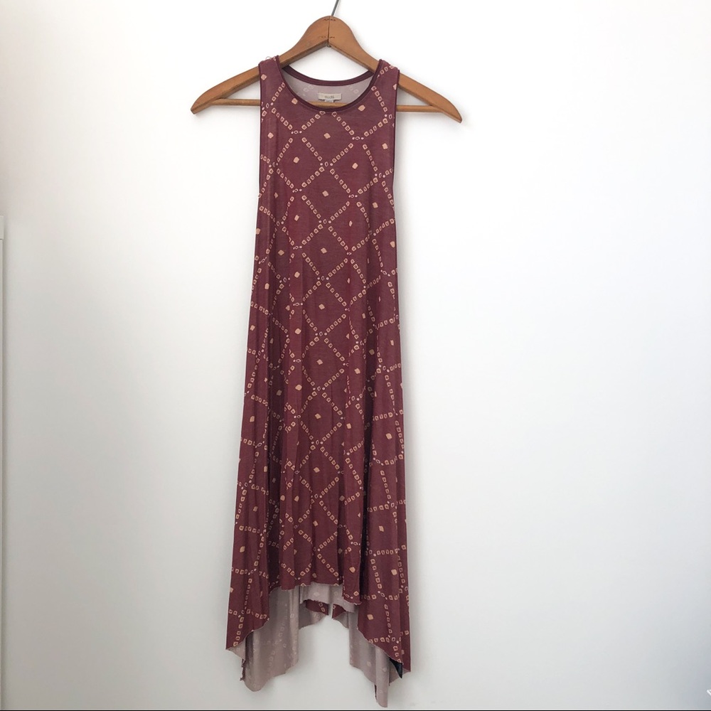 Urban Outfitters Ecote Maroon Swing Dress